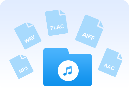 In verschiedene Formate wie MP3、AAC、WAV、FLAC konvertieren