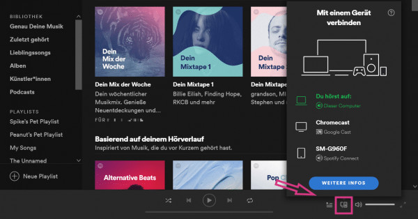 Spotify-Konto prüfen