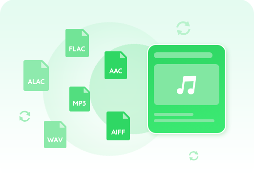 Musik in 6 Musikformate konvertieren