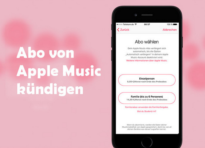 Abo von Apple Music kündigen