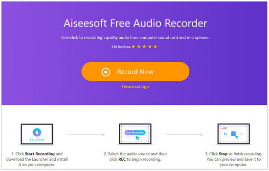 Aiseesoft Free Audio Recorder