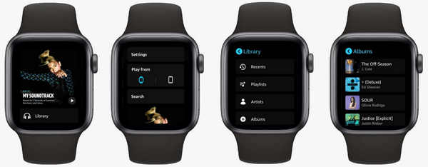 amazon music app auf apple watch