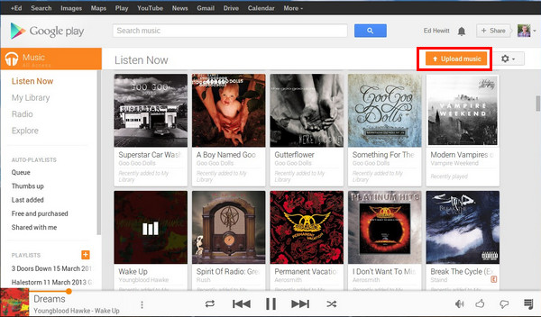 apple music auf google play music kochladen