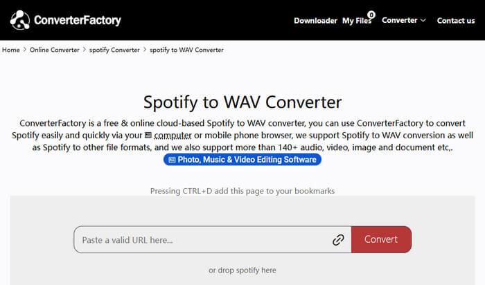 Online Spotify to WAV Converter