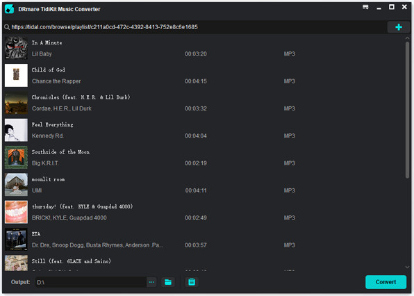 drmare tidal music converter