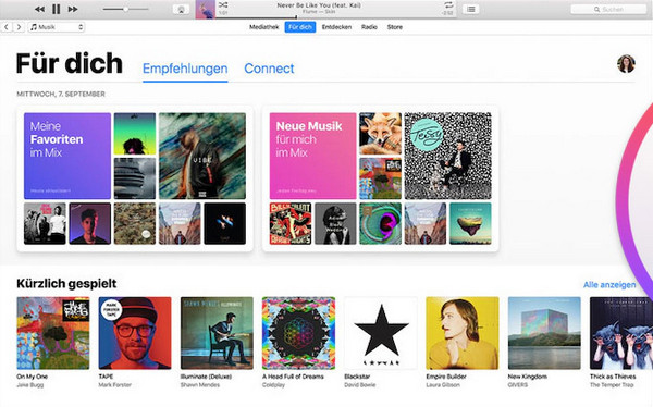 Replay 2024 über iTunes