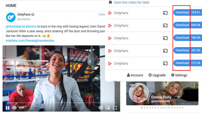 OnlyFans Video mit Chrome-Erweiterung herunterladen