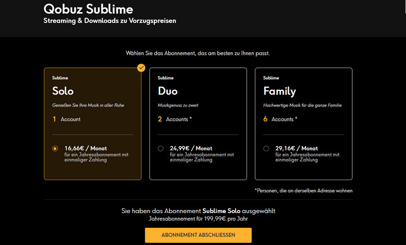 Qobuz Sublime