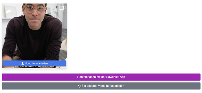 Instagram Reels mit Snapinsta downloaden