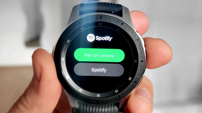 Spotify Musik auf Samsung Galaxy Watch wählen