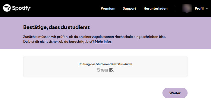 Spotify Premium Student holen