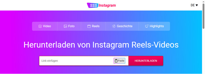 SSSInstagram Reels Downloader Online