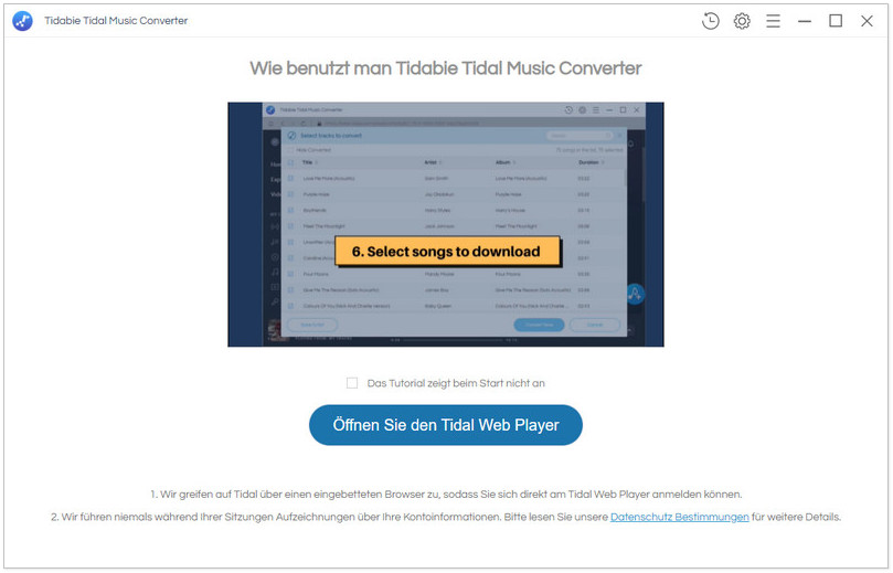 tidabie tidal music converter