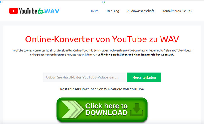 YouTubetoWAV