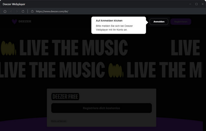 Deezer Webplayer