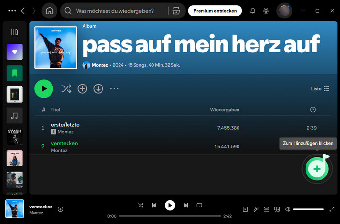 Ein-Klick-Hinzufügen