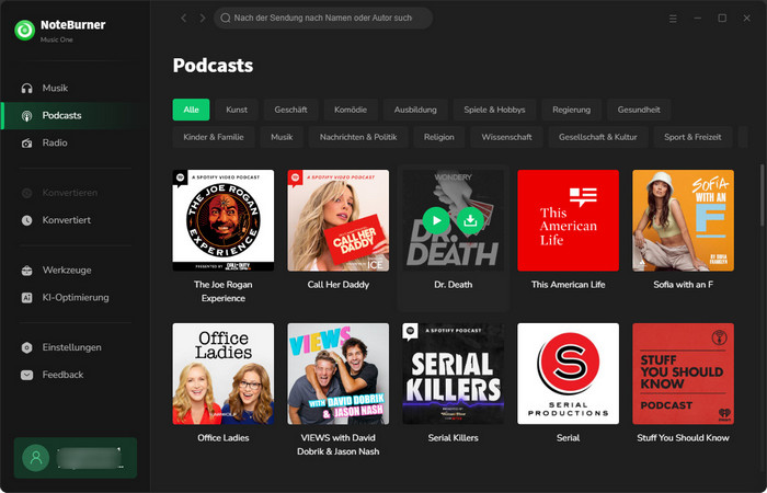 Podcasts kostenlos herunterladen