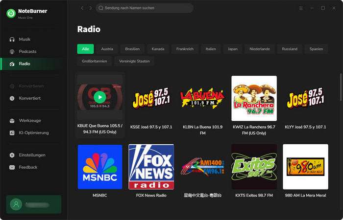 Radios kostenlos aufnehmen