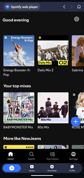 Spotify Music Converter auf dem Android starten