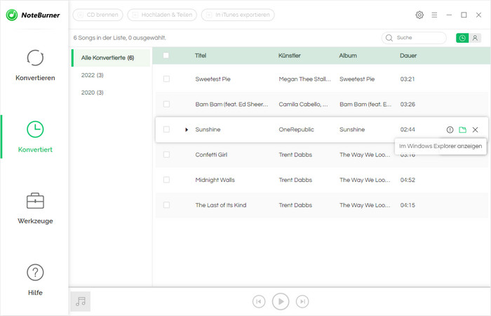 Spotify Downloads checken